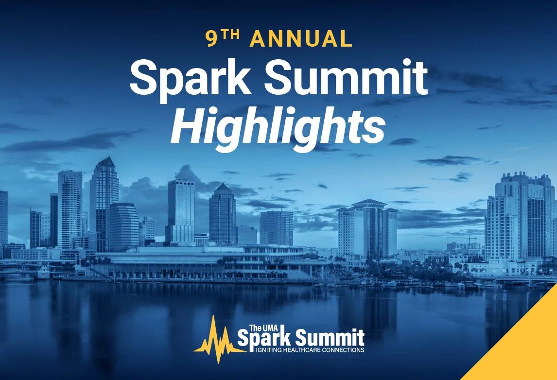 front page of the booklet for UMA’s 2024 9th annual Spark Summit