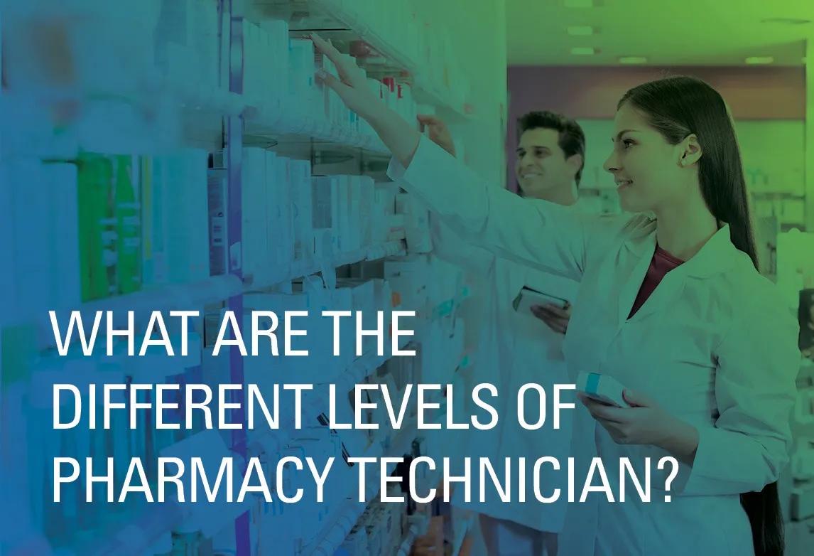 A pharmacy technician stocks the shelves with prescription medication.